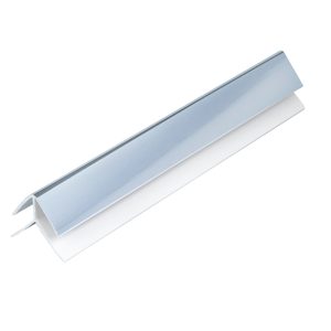 Zest 5mm Wall Panel External Corner 2.6m - Chrome