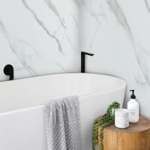 Zest Wall Panel 250 x 2600mm -  Blanco (Pack Of 4)
