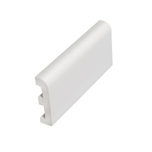 70mm x 7.5mm Concord PVC Architrave & Skirting, 5m - White