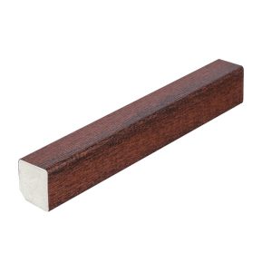 15mm x 13mm Concord PVC Foiled Rectangular Trim, 5m - Mahogany