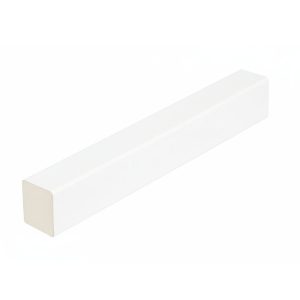 15mm x 13mm Concord PVC Rectangular Trim, 5m - White