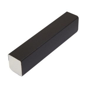 25mm x 20mm Concord PVC Foiled Rectangular Trim - Smooth Black