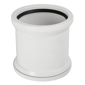 Kayflow 110mm Round Soil Coupler - White