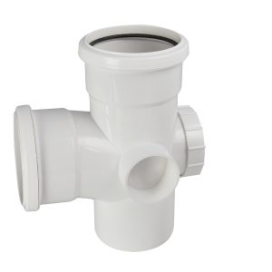 Kayflow 110mm Double Socket Soil Access Junction - White
