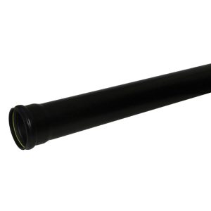 Kayflow 110mm Single Socket Pipe - Black