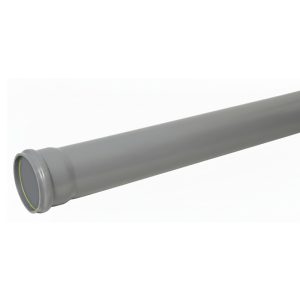 Kayflow 110mm Single Socket Pipe - Grey