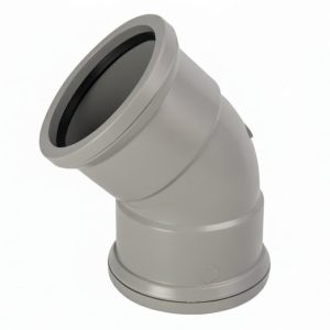 Kayflow 110mm 45° Double Socket Bend  - Grey