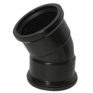 Kayflow 110mm 30° Double Socket Bend - Black