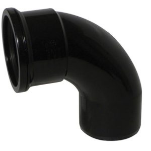Kayflow 110mm 90° Single Socket Bend - Black