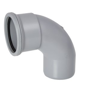 Kayflow 110mm 90° Single Socket Bend - Grey