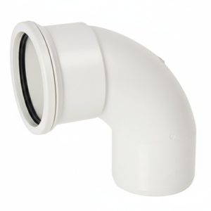 Kayflow 110mm 90° Single Socket Bend - White