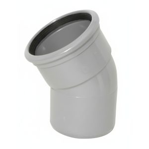 Kayflow 110mm 30° Single Socket Bend - Grey