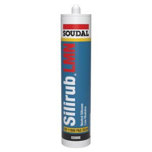 Soudal 310ml Silirub Low Modulus Neutral Cure Silicone - Slate Grey