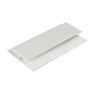 Soffit Joint 5m Trim - White Foil