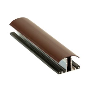 25/35mm Polycarbonate Snapdown Glazing Bar - Brown