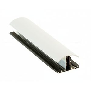 25/35mm Polycarbonate Snapdown Glazing Bar - White
