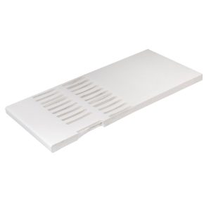 225mm Double Vented Soffit 9mm Board x  5m (25mm Air Gap) - White