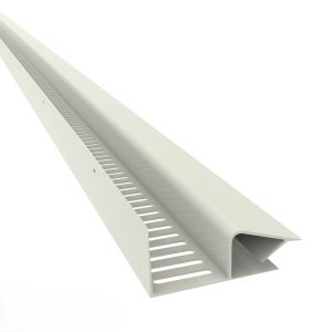 2440mm Manthorpe uPVC 10mm Continuous Soffit Ventilator G800 - White