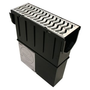 Storm Drain Plus Channel Sump Unit Galvanised Grate