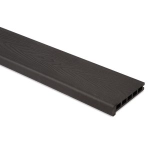 Suelo 3.6m Hollow Composite Decking Stair Edge Board - Charcoal