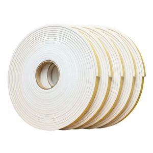 1mm Thick Double-Sided Polyethylene Security Glazing Tape, 10mm x 50m - White