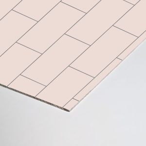 Wetwall Tile 3mm Bathroom Wall Panels - Blush