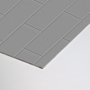 Wetwall Tile 3mm Bathroom Wall Panels - Grey