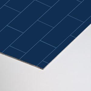 Wetwall Tile 3mm Bathroom Wall Panels - Navy