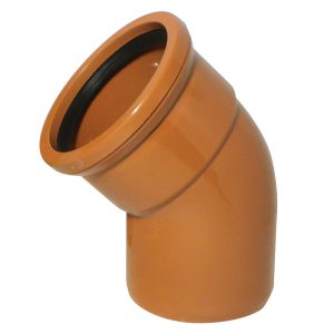 Kayflow 110mm Underground 45° Bend - Single Socket