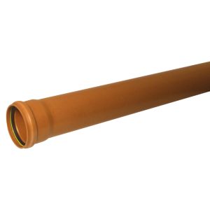 Kayflow 110mm Underground Single Socket Pipe - 6m