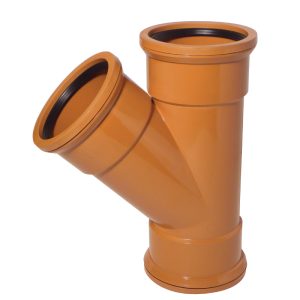 Kayflow 110mm Underground 45° Junction - Triple Socket