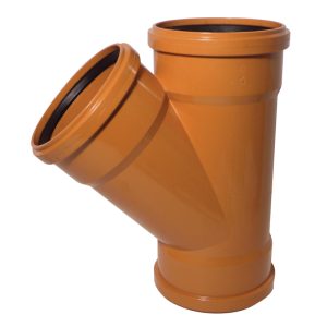Kayflow 160mm Underground 45° Junction - Triple Socket
