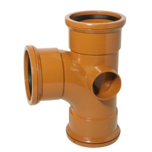 Kayflow 110mm Underground 90° Junction - Triple Socket