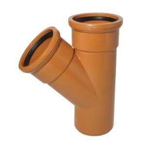 Kayflow 110mm Underground 45° Junction - Double Socket