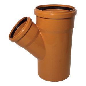 Kayflow 160mm x 110mm Underground 45° Junction - Double Socket