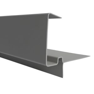 5m D Type Continuous Dry Verge - Deep Profile Tiles - Anthracite Grey