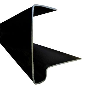 5m M Type Continuous Dry Verge - Concrete Tiles - Black