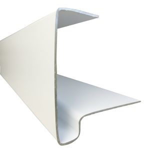 5m M Type Continuous Dry Verge - Concrete Tiles - White