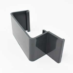R Type Continuous Dry Verge Straight Connector - Thin Tiles & Slates - Anthracite Grey