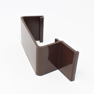 R Type Continuous Dry Verge Straight Connector - Thin Tiles & Slates - Brown