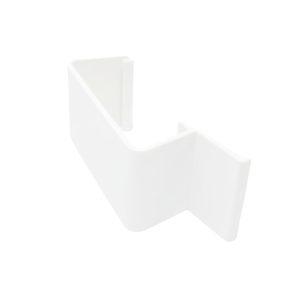 R Type Continuous Dry Verge Straight Connector - Thin Tiles & Slates - White