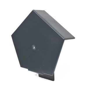 R Type Continuous Dry Verge Angled Ridge Cap - Thin Tiles & Slates - Anthracite Grey