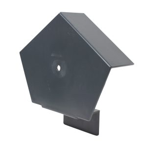 S Type Continuous Dry Verge Angled Ridge Cap - Slate Roofing - Anthracite Grey