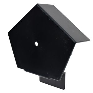 R Type Continuous Dry Verge Angled Ridge Cap - Thin Tiles & Slates - Black